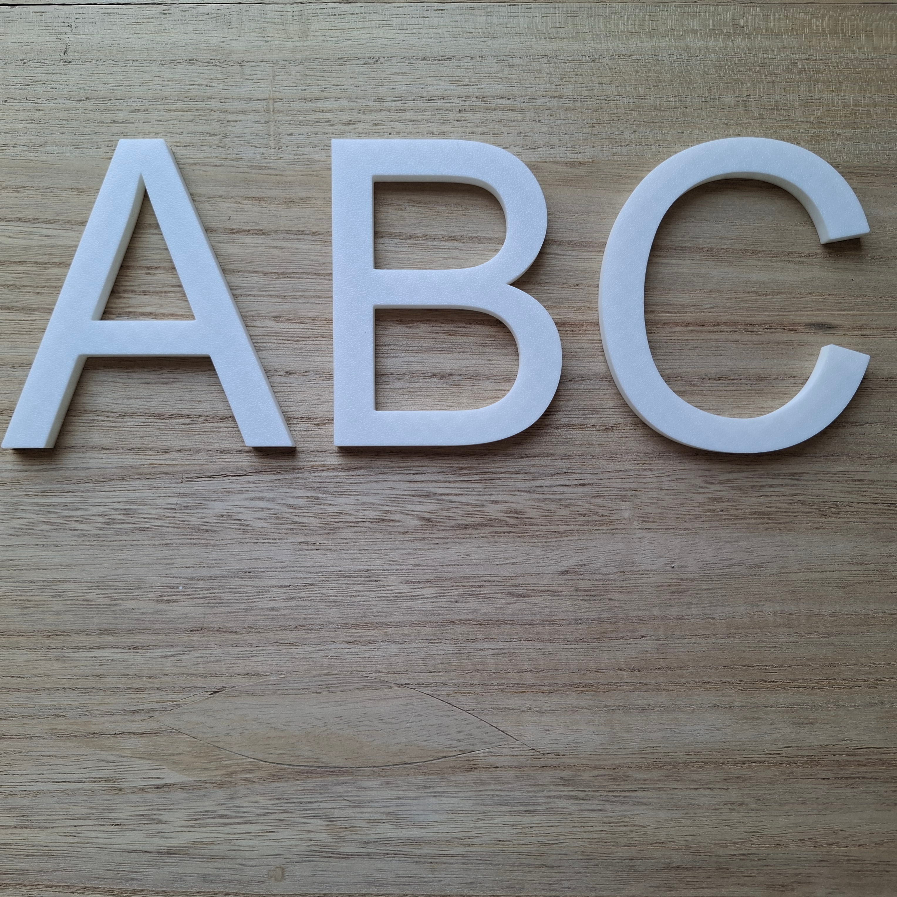 3D Letters voor binnen (zelf samenstellen)