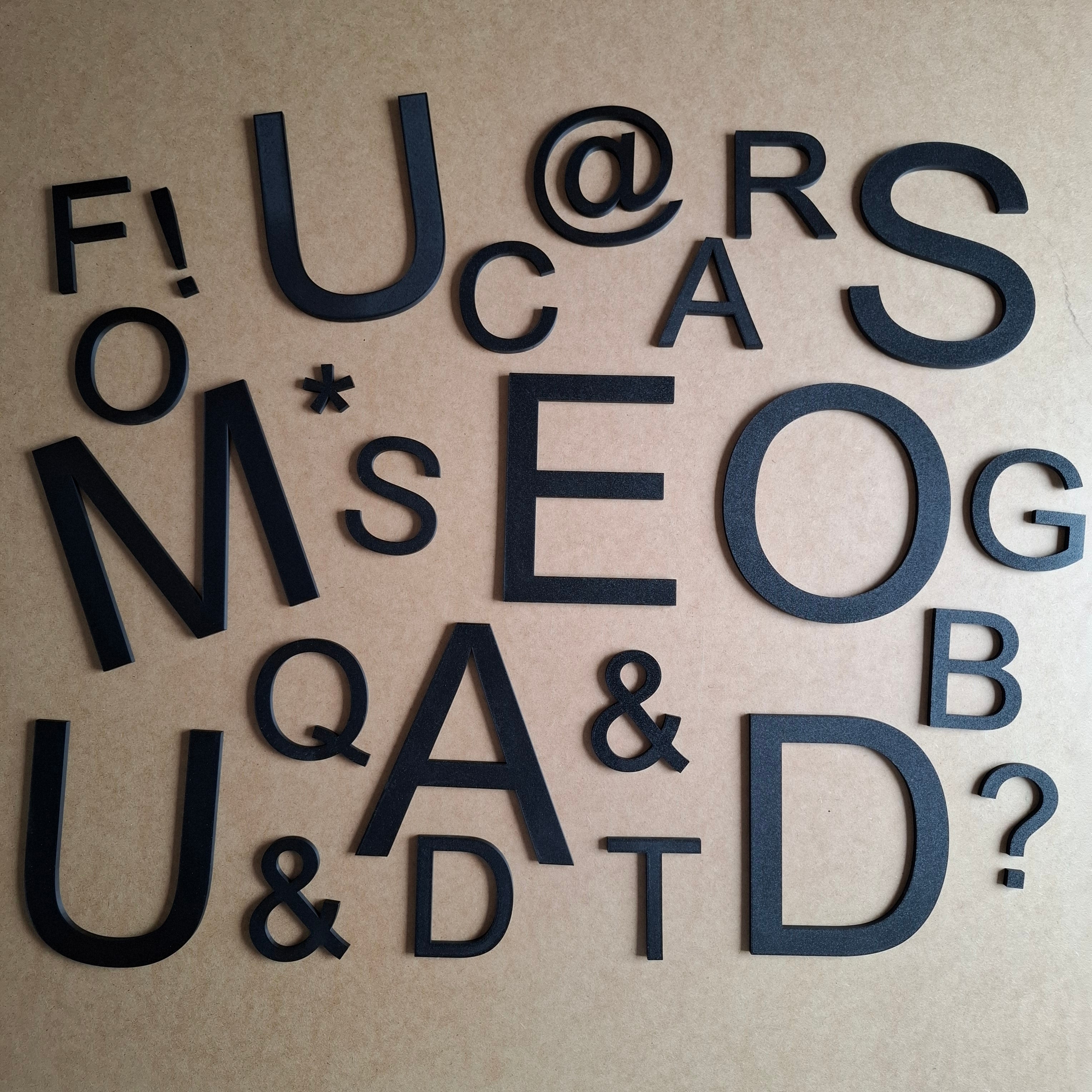 3D Letters voor buiten (zelf samenstellen)