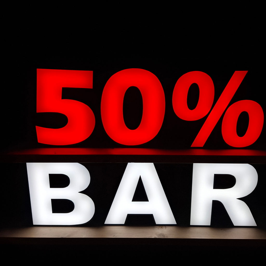 LED Doosletters voor binnen (zelf samenstellen)