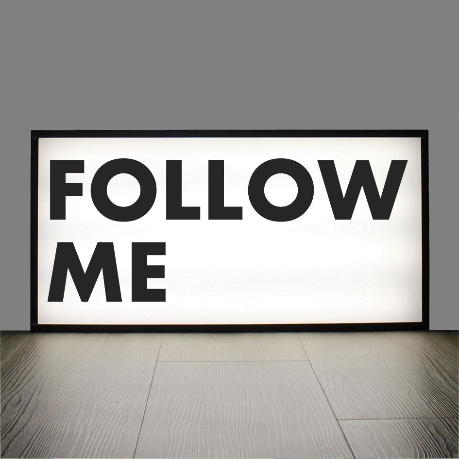 Lichtbak voor binnen met eigen afbeelding/logo (verschillende afmetingen)