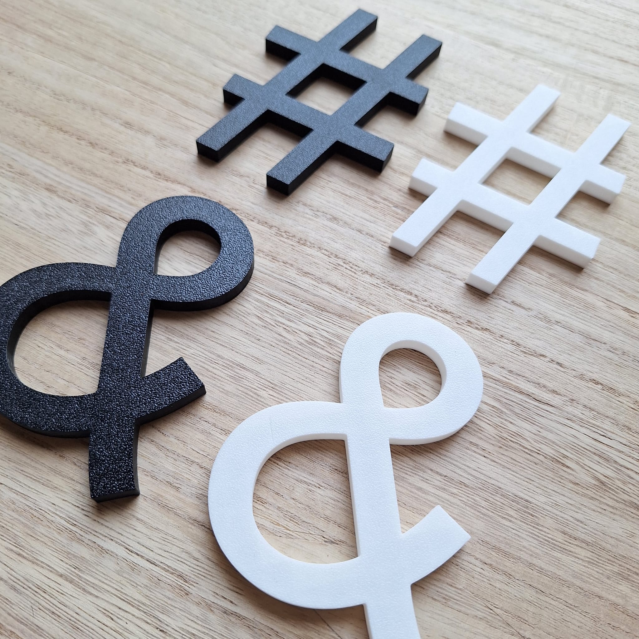 3D Letters voor binnen (zelf samenstellen)